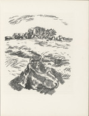 René Beeh. Untitled (plate, page 23) from the periodical Münchner Blätter für Dichtung und Graphik, vol. 1, no. 2 (February 1919). 1919