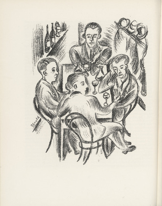 Max Unold. Untitled (plate, page 30) from the periodical Münchner Blätter für Dichtung und Graphik, vol. 1, no. 2 (February 1919). 1919