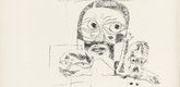 Paul Klee, Renatus Kuno. Three Heads (Drei Köpfe) (tailpiece, page 38) from the periodical Münchner Blätter für Dichtung und Graphik, vol. 1, no. 3 (March 1919). 1919