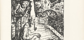 Alfred Kubin. Ghost of the Miserly Miller (Gespenst des geizigen Müllers) (plate, page 51) from the periodical Münchner Blätter für Dichtung und Graphik, vol. 1, no. 4 (April 1919). 1919