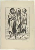 Ernst Barlach. Love in Suffering (Liebe in Leid). (1924)