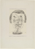 Paul Klee. The Crooked Mouth and the Light Green Eyes of Mrs. B. (Der schiefe Mund und die hellgrünen Augen der Frau B.). 1925