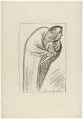Ernst Barlach. The Man with the Knife (Der Mann mit dem Messer). (1926)