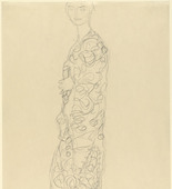 Gustav Klimt. Standing Woman in Kimono (Dame im Kimono). (1917-18)