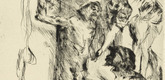 Lovis Corinth. Martyrdom (Martyrium) for the portfolio Compositions (Kompositionen). (1921-22)