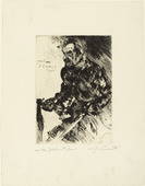 Lovis Corinth. Rudolf Rittner as Florian Geyer (Rudolf Rittner als Florian Geyer). (1924)