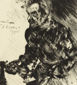 Lovis Corinth. Rudolf Rittner as Florian Geyer (Rudolf Rittner als Florian Geyer). (1924)