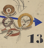 Paul Klee. Scherzo with Thirteen (Das Scherzo mit der Dreizehn). 1922