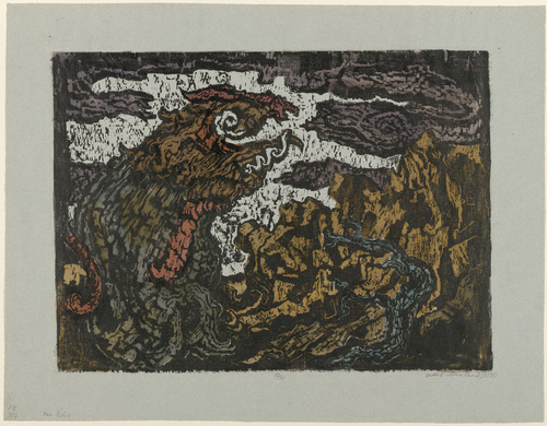 Jakob Steinhardt. The Evil (Das Übel). 1950