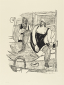 Max Beckmann. Morning (Der Morgen) from Day and Dream. (1946)