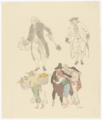 Karl Walser. Costume Designs (Kostüm Entwürfe). unknown