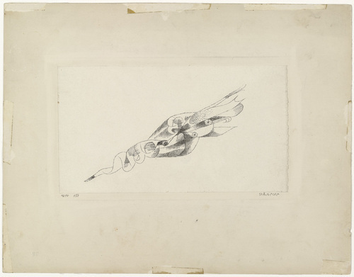 Paul Klee. Snail (Schnecke). 1914