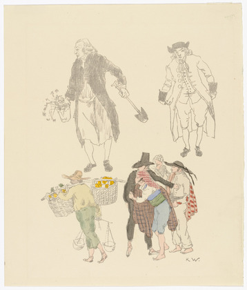Karl Walser. Costume Designs (Kostüm Entwürfe). unknown