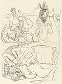 Max Beckmann. Circus (Zirkus) from Day and Dream. (1946)