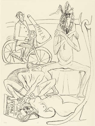 Max Beckmann. Circus (Zirkus) from Day and Dream. (1946)