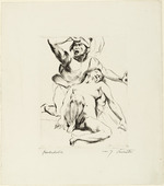 Lovis Corinth. Theseus and Ariadne II (Theseus und Ariadne II). (1914)