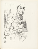 Alfred Kubin. The Small Saver (Der kleine Sparer) (plate, page 83) from the periodical Münchner Blätter für Dichtung und Graphik, no. 6 (June 1919). 1919