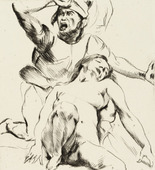 Lovis Corinth. Theseus and Ariadne II (Theseus und Ariadne II). (1914)
