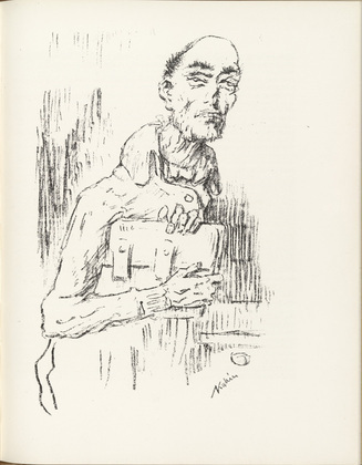 Alfred Kubin. The Small Saver (Der kleine Sparer) (plate, page 83) from the periodical Münchner Blätter für Dichtung und Graphik, no. 6 (June 1919). 1919