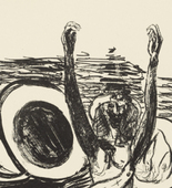 Max Beckmann. The Fall of Man (Sündenfall) from Day and Dream. (1946)