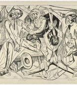 Max Beckmann. Night (plate 7) [Die Nacht (Blatt 7)] from Hell (Die Hölle). (1919)