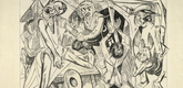 Max Beckmann. Night (plate 7) [Die Nacht (Blatt 7)] from Hell (Die Hölle). (1919)