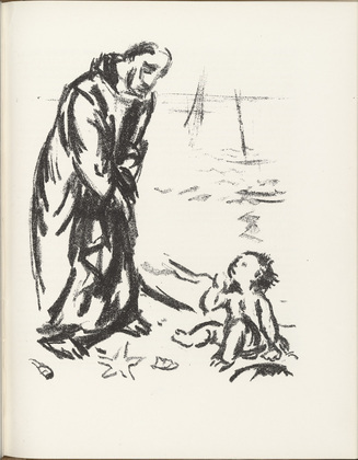 Karl Caspar, Renatus Kuno. Untitled (plate, page 87) from the periodical Münchner Blätter für Dichtung und Graphik, vol. 1, no. 6 (June 1919). 1919
