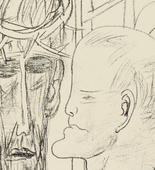 Max Beckmann. Christ and Pilate (Christus und Pilatus) from Day and Dream. (1946)