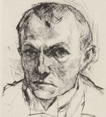 Max Beckmann. Self-Portrait (Selbstbildnis). (1914, published 1918)