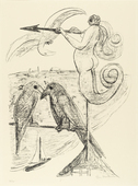 Max Beckmann. Weather-Vane (Wetterfahne) from Day and Dream. (1946)