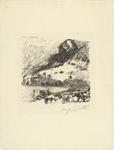 Lovis Corinth. Bergsee from the portfolio Swiss Landscapes (Schweizer Landschaften). (1924)