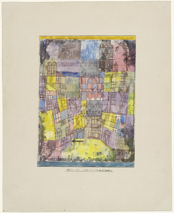 Paul Klee. Old City Architecture (Alte Stadt-Architektur). 1924