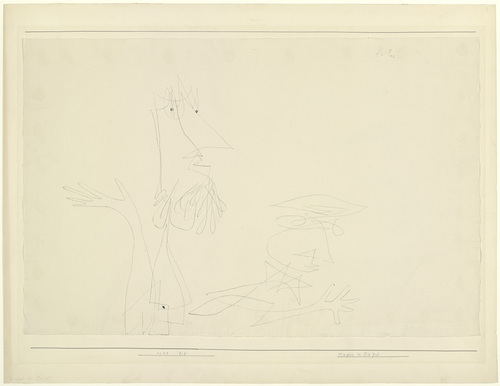 Paul Klee. Magicians in Dispute (Magier im Disput). 1928