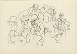 George Grosz. Plate 7 from Ecce Homo. 1922-1923 (reproduced drawings and watercolors executed 1915-22)