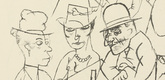 George Grosz. Plate 7 from Ecce Homo. 1922-1923 (reproduced drawings and watercolors executed 1915-22)