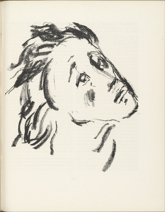 Karl Caspar. Head of Disciple (Jünger-Kopf) (plate, page 103) from the periodical Münchner Blätter für Dichtung und Graphik, vol. 1, no. 7 (July 1919). 1919 (print executed in 1917)