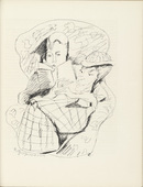 Rudolf Grossmann. Untitled (plate, page 107) from the periodical Münchner Blätter für Dichtung und Graphik, vol. 1, no. 7 (July 1919). 1919