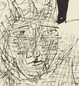 Max Beckmann. Crawling Woman (Kriechende Frau) from Day and Dream. (1946)