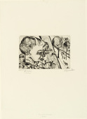 Conrad Felixmüller. Child on the Veranda (Son Titus) (Kind auf der Veranda (Sohn Titus)). (1921)