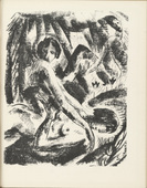 Josef Eberz. Salvation (Erlösung) (plate, page 111) from the periodical Münchner Blätter für Dichtung und Graphik, vol. 1, no. 7 (July 1919). 1919