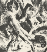 Josef Eberz. Salvation (Erlösung) (plate, page 111) from the periodical Münchner Blätter für Dichtung und Graphik, vol. 1, no. 7 (July 1919). 1919