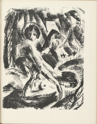 Josef Eberz. Salvation (Erlösung) (plate, page 111) from the periodical Münchner Blätter für Dichtung und Graphik, vol. 1, no. 7 (July 1919). 1919