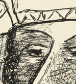 Max Beckmann. Dancing Couple (Tanzpaar) from Day and Dream. (1946)