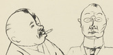 George Grosz. Plate 8 from Ecce Homo. 1922-1923 (reproduced drawings and watercolors executed 1915-22)