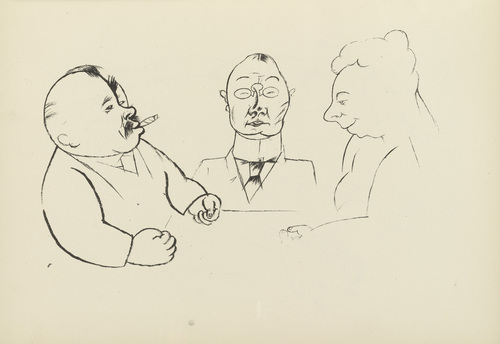 George Grosz. Plate 8 from Ecce Homo. 1922-1923 (reproduced drawings and watercolors executed 1915-22)