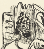 Max Beckmann. King and Demagogue (König und Demagoge) from Day and Dream. (1946)