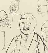 George Grosz. Plate 10 from Ecce Homo. 1922-1923 (reproduced drawings and watercolors executed 1915-22)