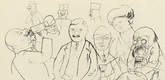 George Grosz. Plate 10 from Ecce Homo. 1922-1923 (reproduced drawings and watercolors executed 1915-22)