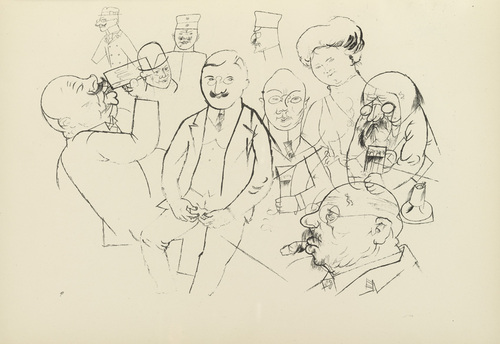 George Grosz. Plate 10 from Ecce Homo. 1922-1923 (reproduced drawings and watercolors executed 1915-22)