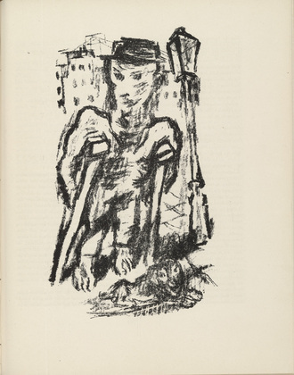 René Beeh. Untitled (plate, page 117) from the periodical Münchner Blätter für Dichtung und Graphik, vol. 1, no. 8 (August 1919). 1919